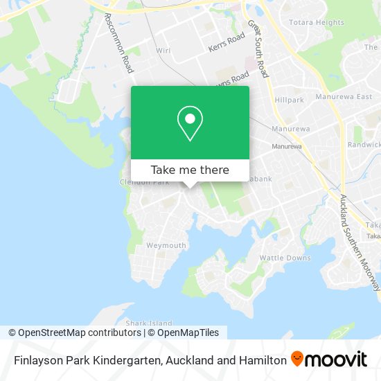 Finlayson Park Kindergarten map