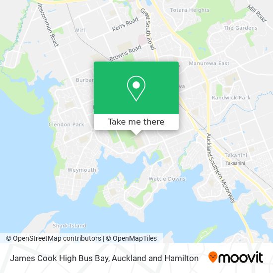James Cook High Bus Bay地图