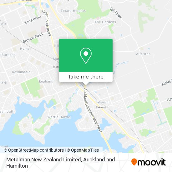 Metalman New Zealand Limited map