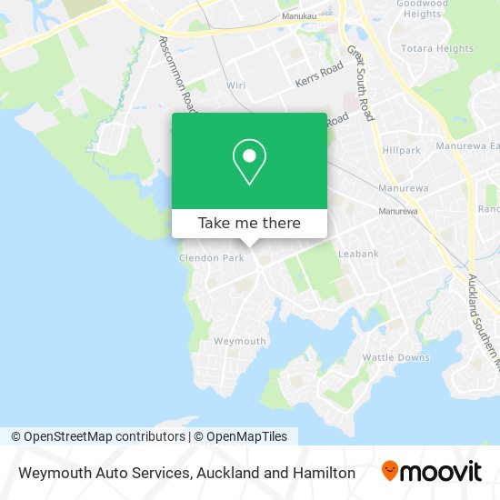 Weymouth Auto Services map