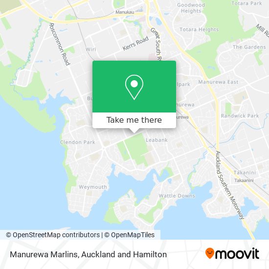 Manurewa Marlins地图