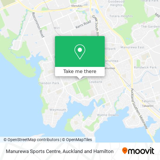 Manurewa Sports Centre map