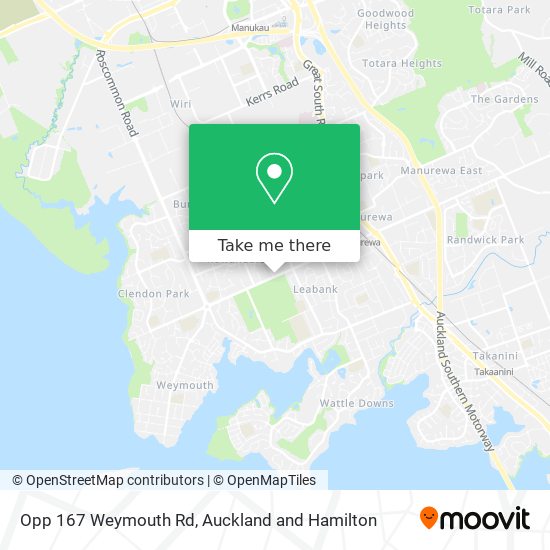 Opp 167 Weymouth Rd map