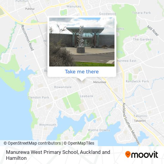 Manurewa West Primary School map