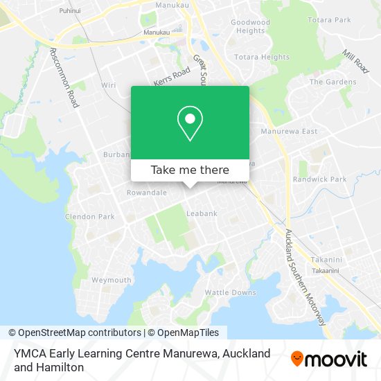 YMCA Early Learning Centre Manurewa地图