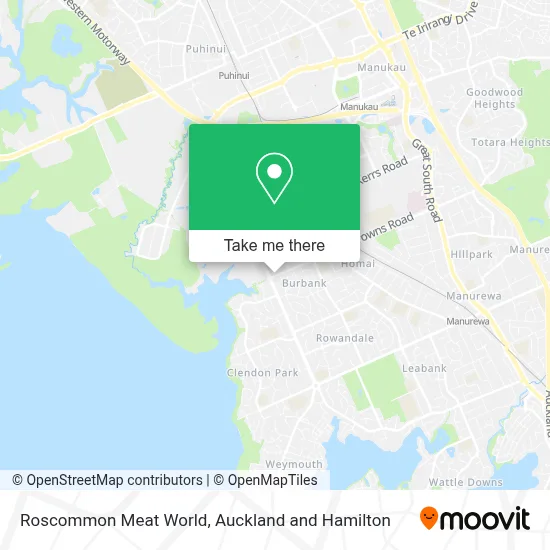 Roscommon Meat World map