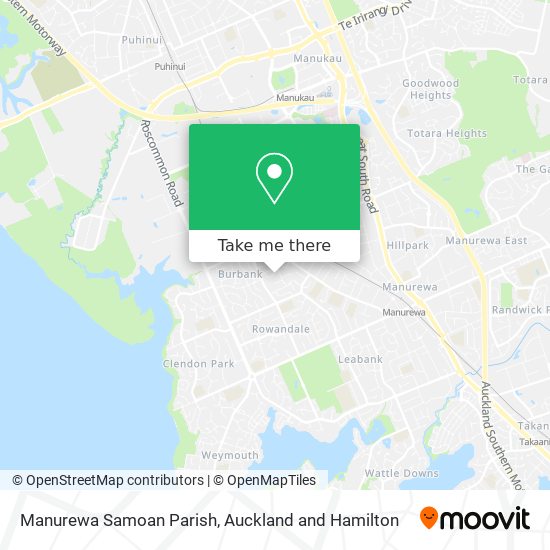 Manurewa Samoan Parish地图