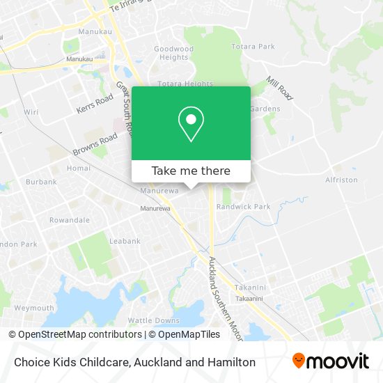 Choice Kids Childcare map