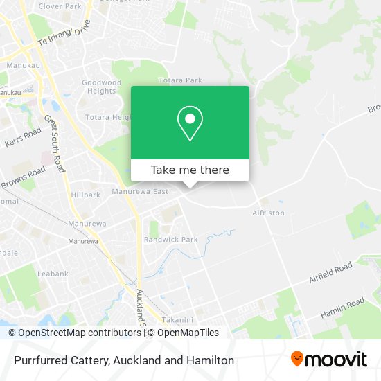 Purrfurred Cattery map