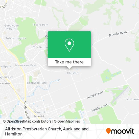 Alfriston Presbyterian Church map