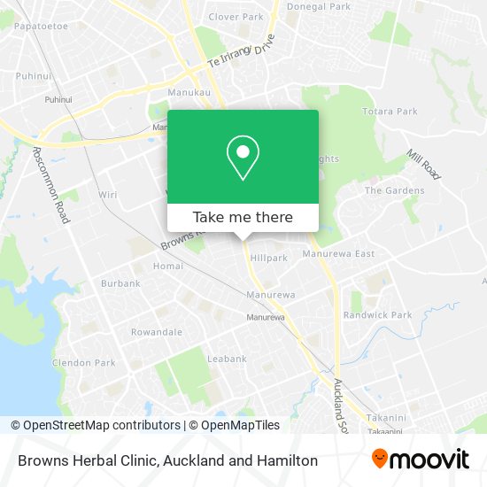 Browns Herbal Clinic map