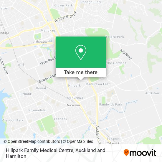 Hillpark Family Medical Centre map