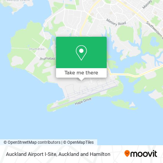 Auckland Airport I-Site map