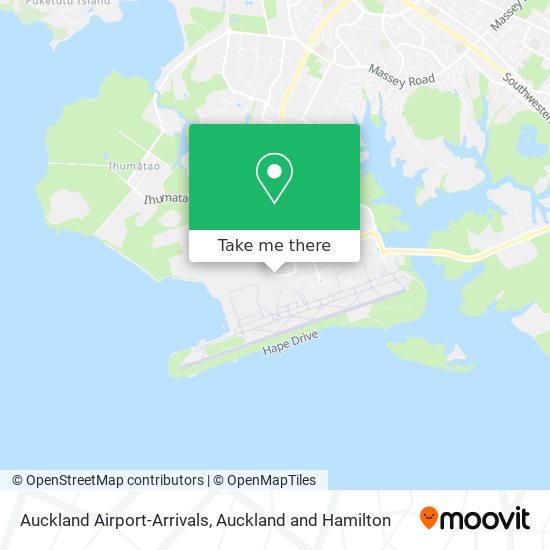 Auckland Airport-Arrivals地图