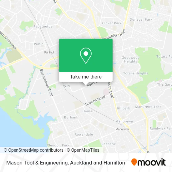 Mason Tool & Engineering map