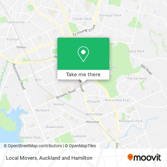 Local Movers map