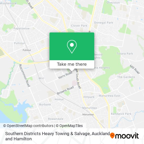 Southern Districts Heavy Towing & Salvage地图