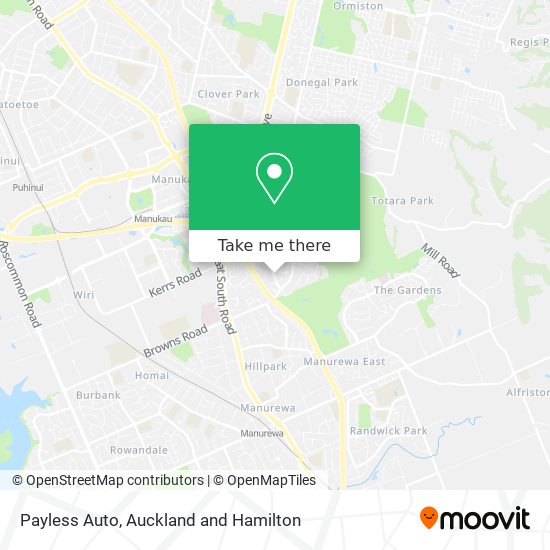 Payless Auto map