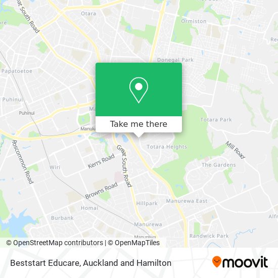 Beststart Educare map