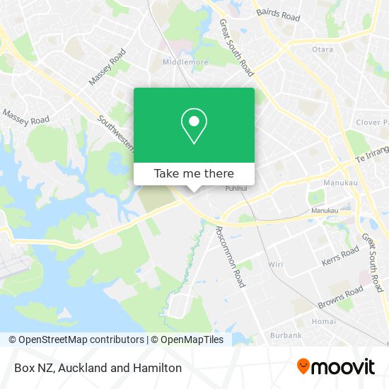 Box NZ map