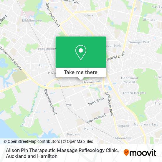 Alison Pin Therapeutic Massage Reflexology Clinic map