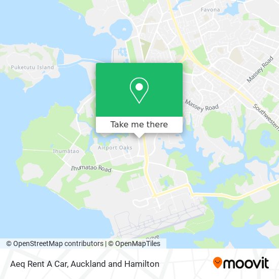 Aeq Rent A Car map