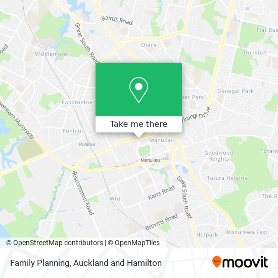 Family Planning map