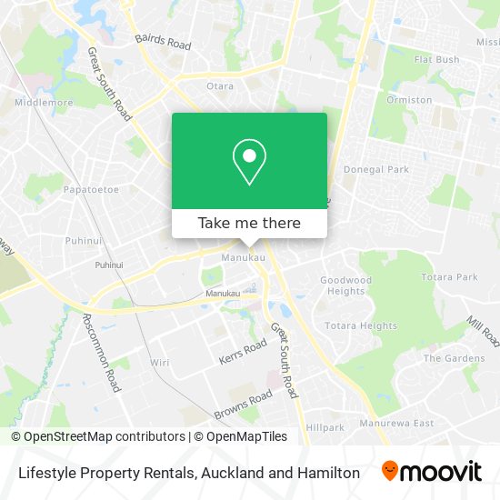 Lifestyle Property Rentals map