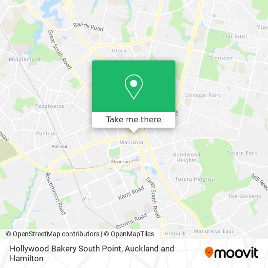 Hollywood Bakery South Point地图