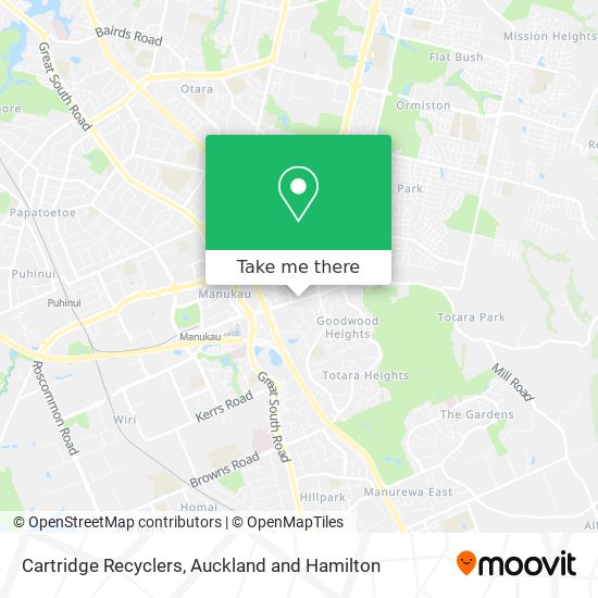 Cartridge Recyclers map