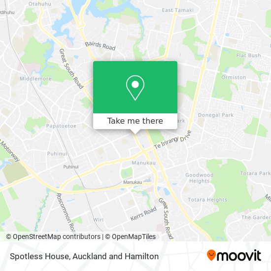 Spotless House map