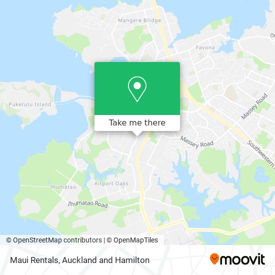 Maui Rentals map