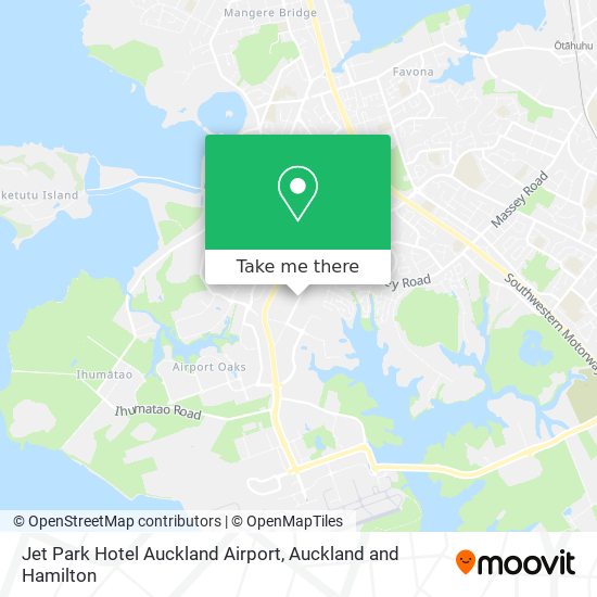 Jet Park Hotel Auckland Airport地图