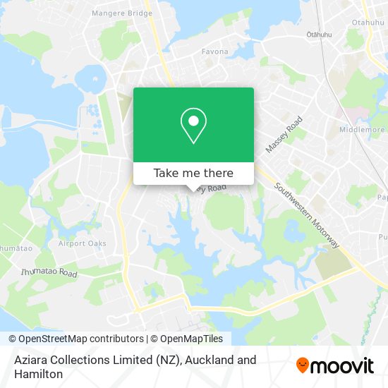 Aziara Collections Limited (NZ) map