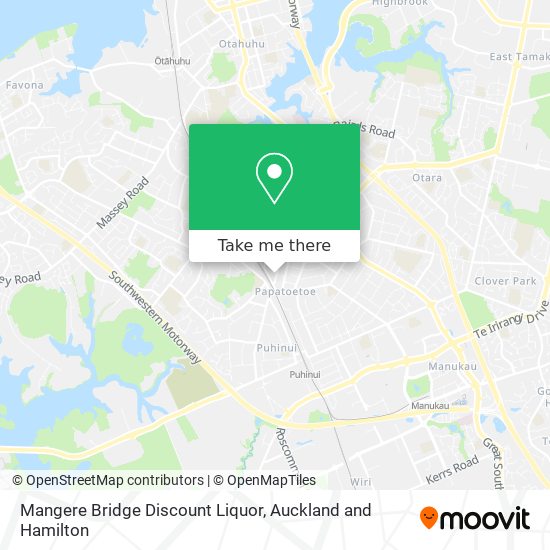 Mangere Bridge Discount Liquor map