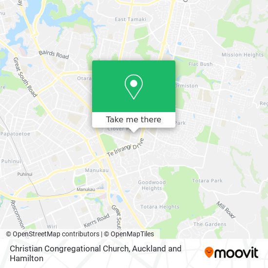 Christian Congregational Church map