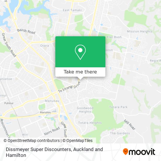 Dissmeyer Super Discounters map