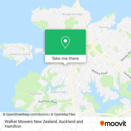 Walker Mowers New Zealand map