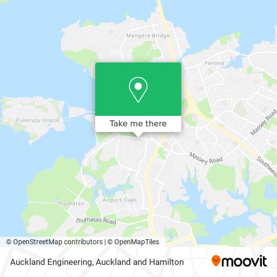 Auckland Engineering map