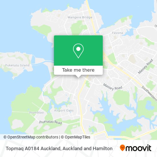 Topmaq A0184 Auckland map