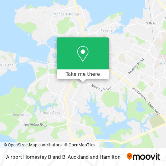 Airport Homestay B and B map