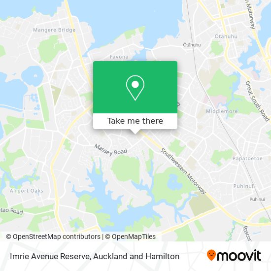 Imrie Avenue Reserve map