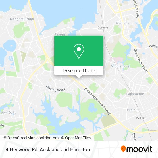 4 Henwood Rd map