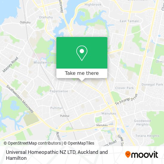 Universal Homeopathic NZ LTD地图