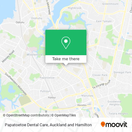 Papatoetoe Dental Care map
