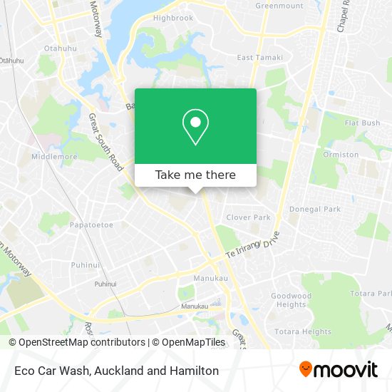 Eco Car Wash map