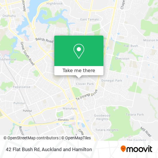 42 Flat Bush Rd map