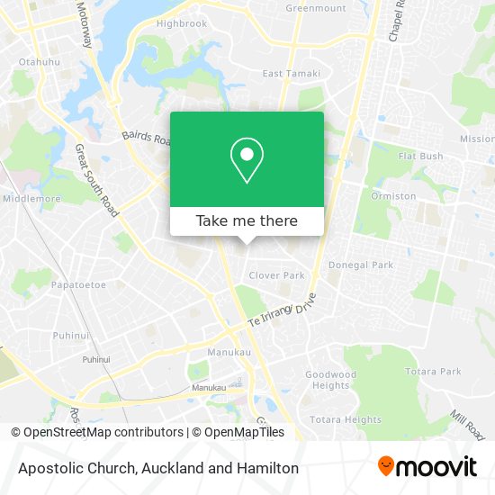 Apostolic Church map