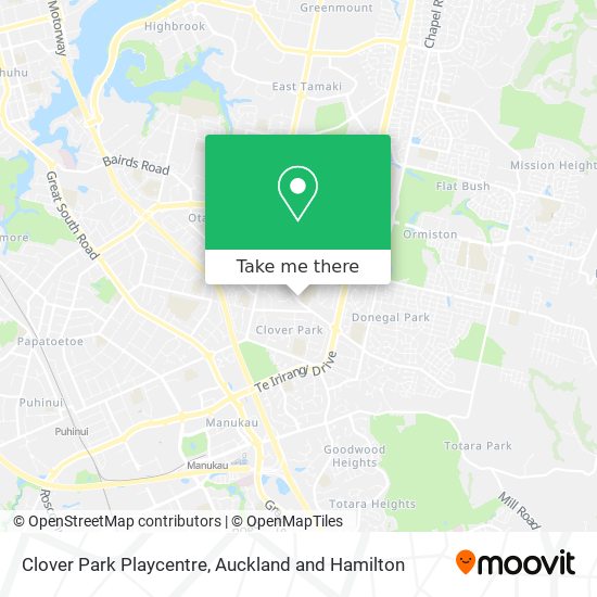Clover Park Playcentre地图