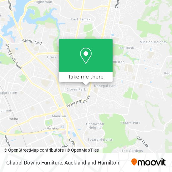 Chapel Downs Furniture map